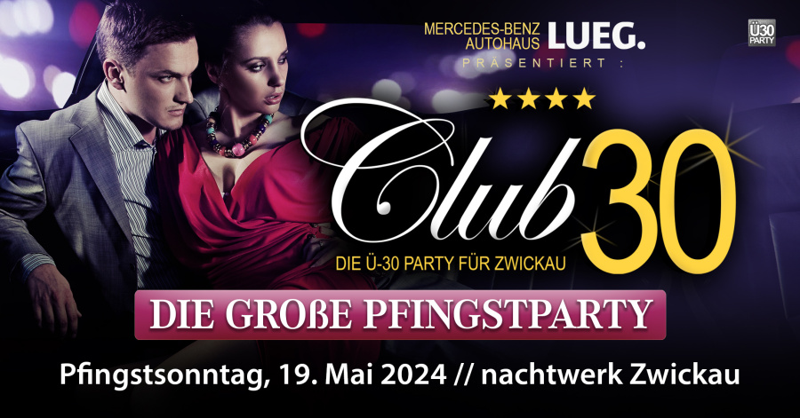 Club30 - Die Große Pfingst - Party